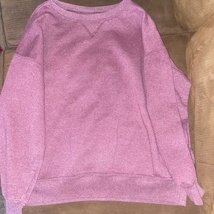 purple crewneck L